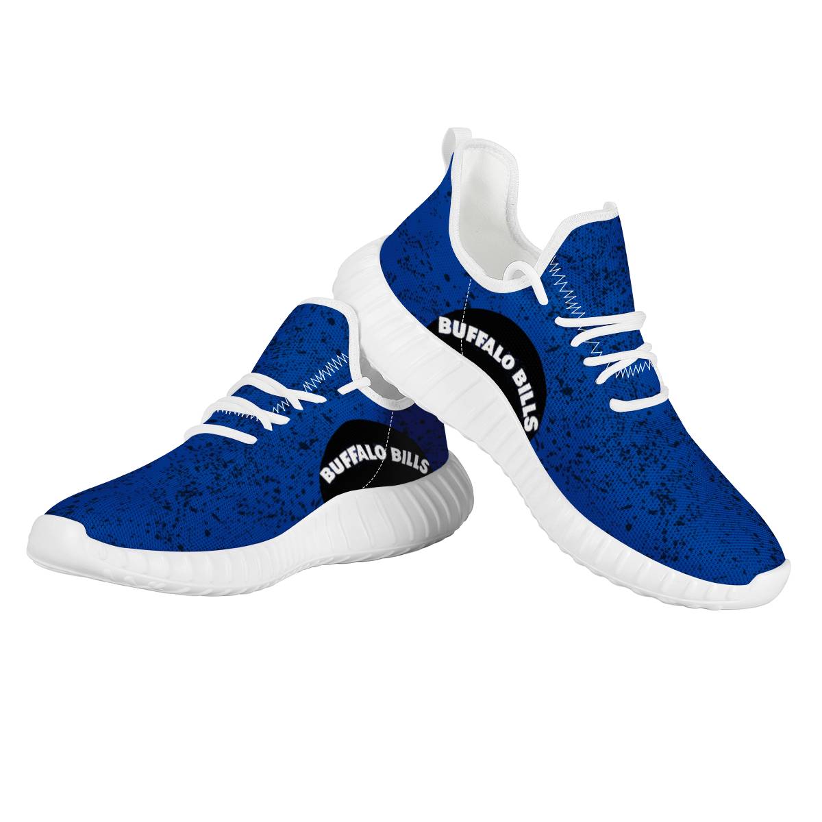 Women's Buffalo Bills Mesh Knit Sneakers/Shoes 002